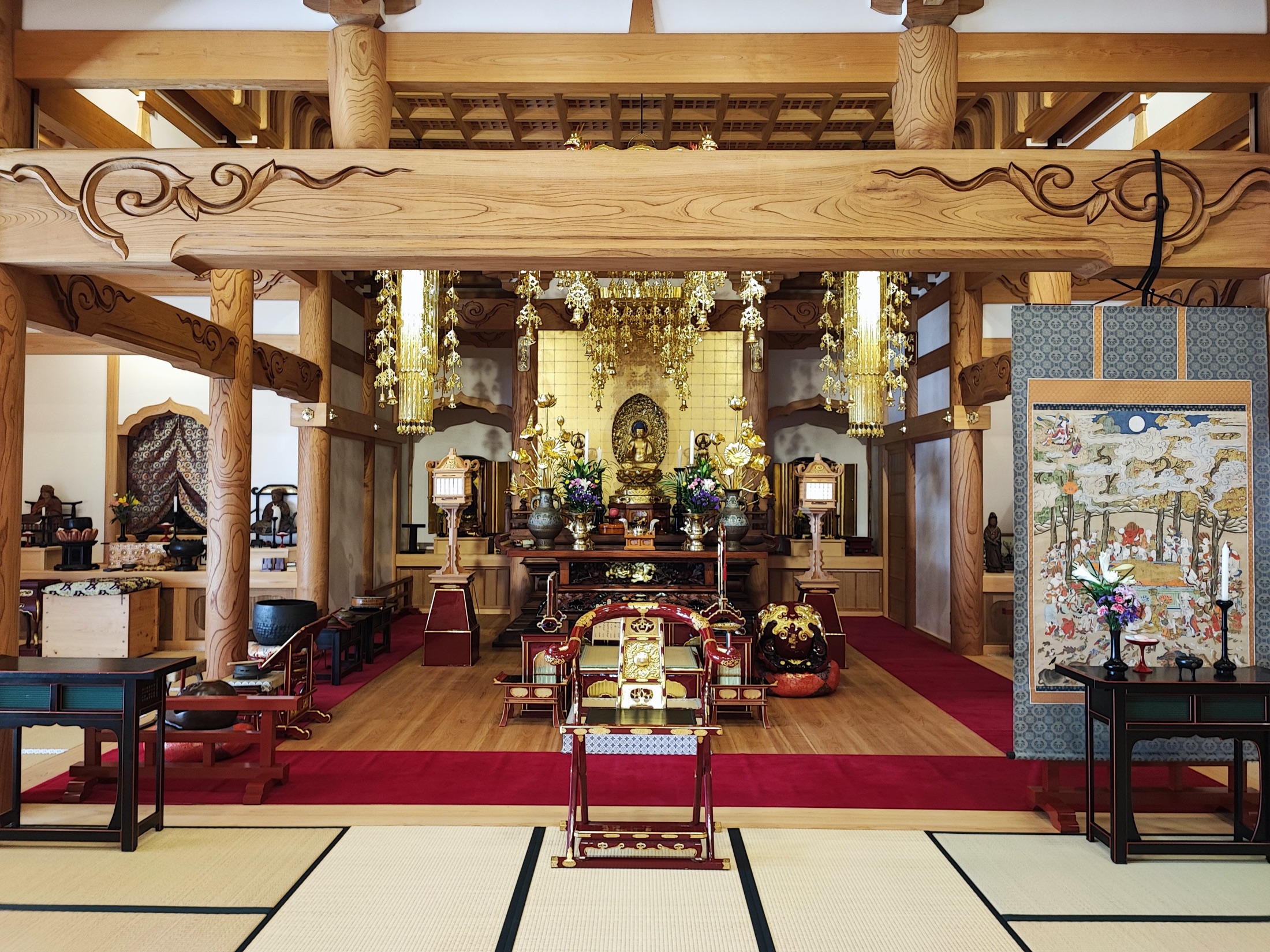 見性寺本堂の内陣